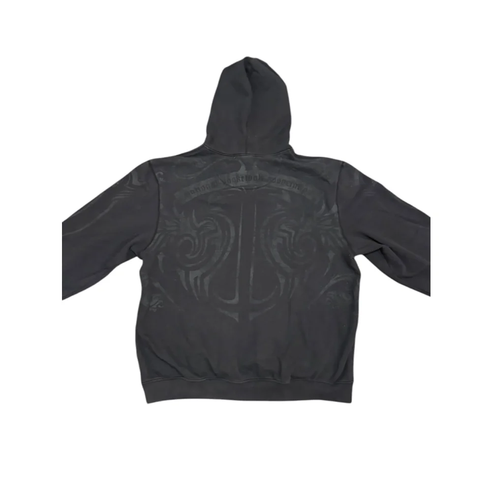 ADIDAS MEN'S OKLAHOMA THUNDER NBA ALL-OVER PRINT GOTHIC HOODIE Size XL​​​ - Picture 3 of 9